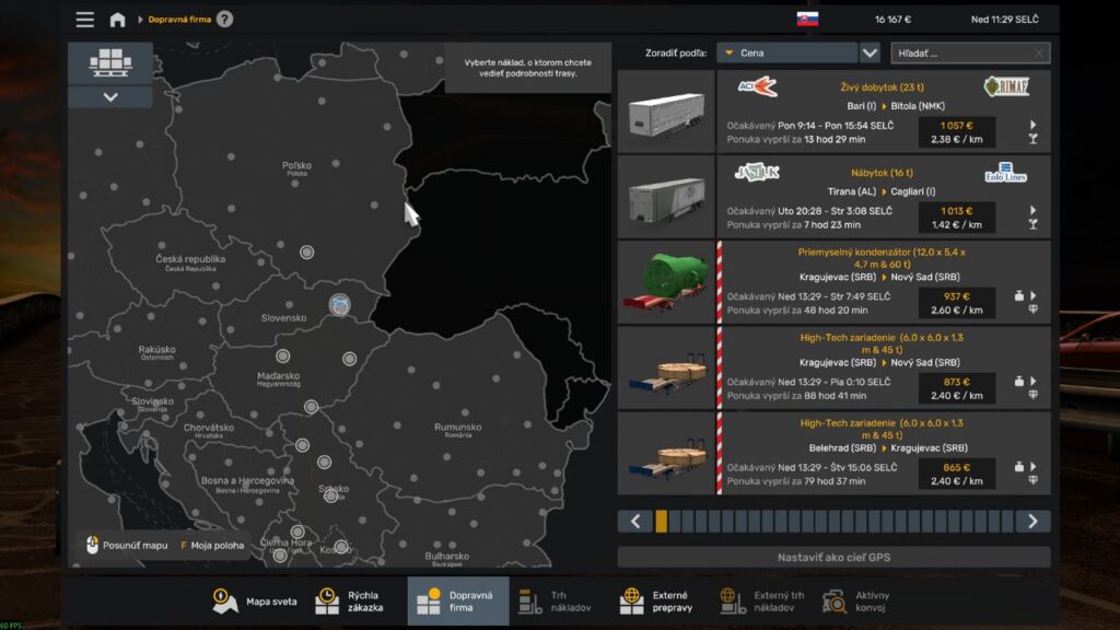 ETS2 Realna ekonomika