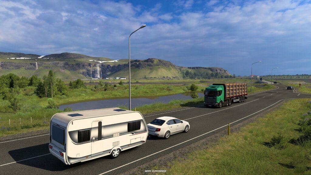 Kamión na ceste v novom rozšírení pre Euro Truck Simulator 2