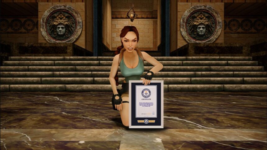 Lara Croft Guiness Titulka