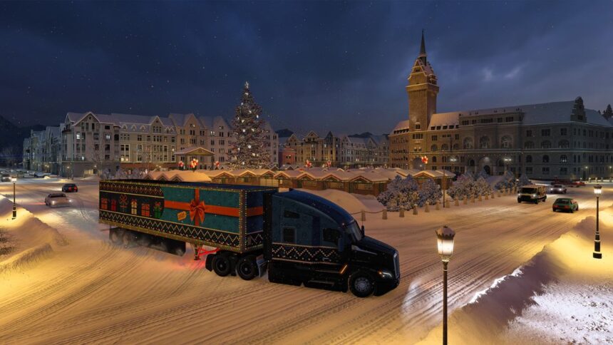 Do ATS i ETS 2 opäť dorazil Winterland - ilustračné foto