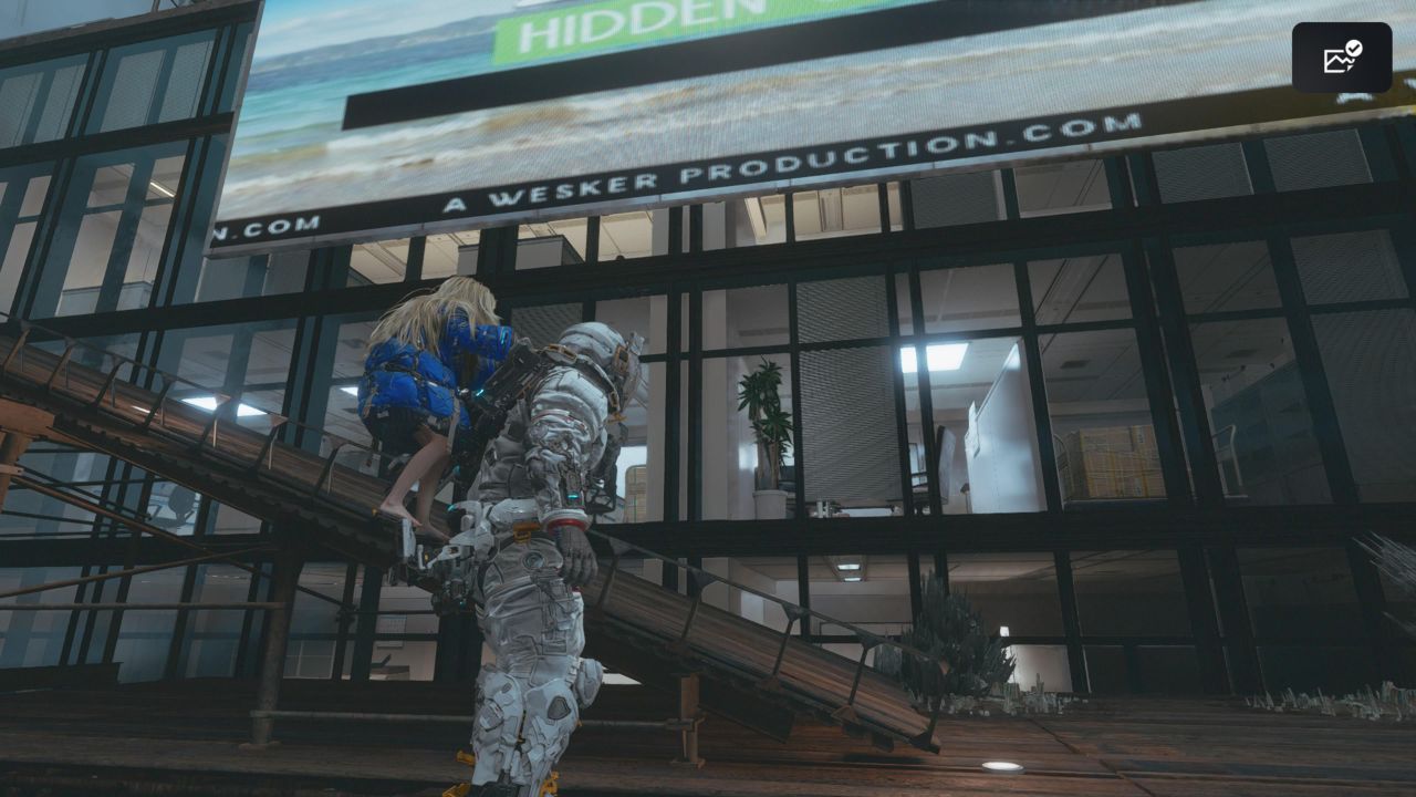 Pragmata billboard Wesker Production Resident Evil meme