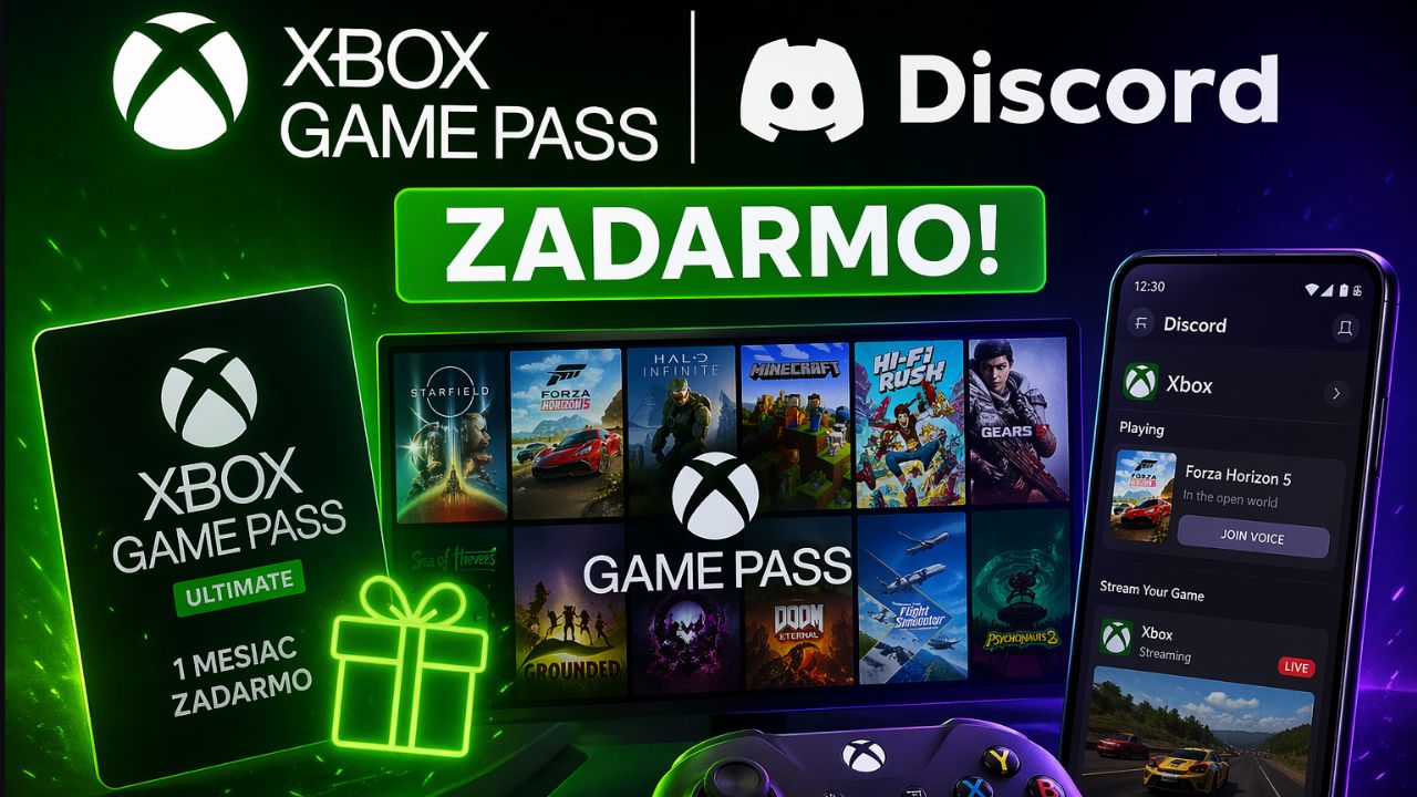 Xbox Game Pass zadarmo kód kampaň Discord Nitro