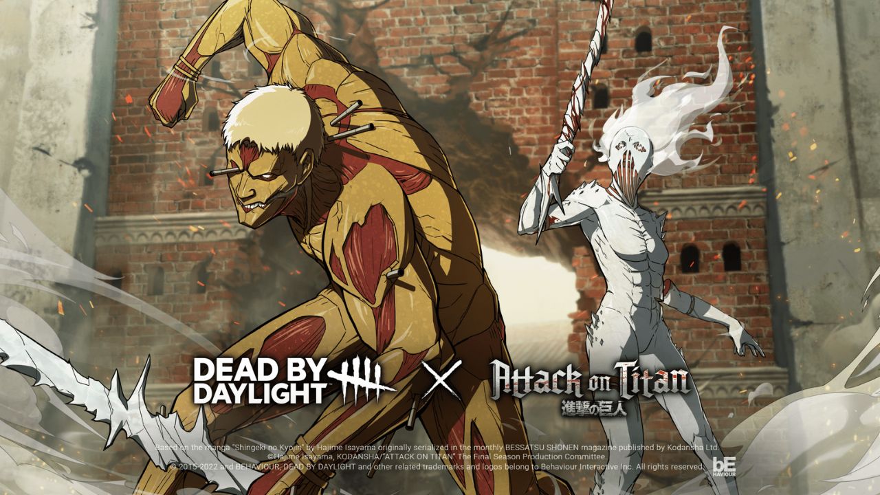 dead by daylight attack on titan Titulka